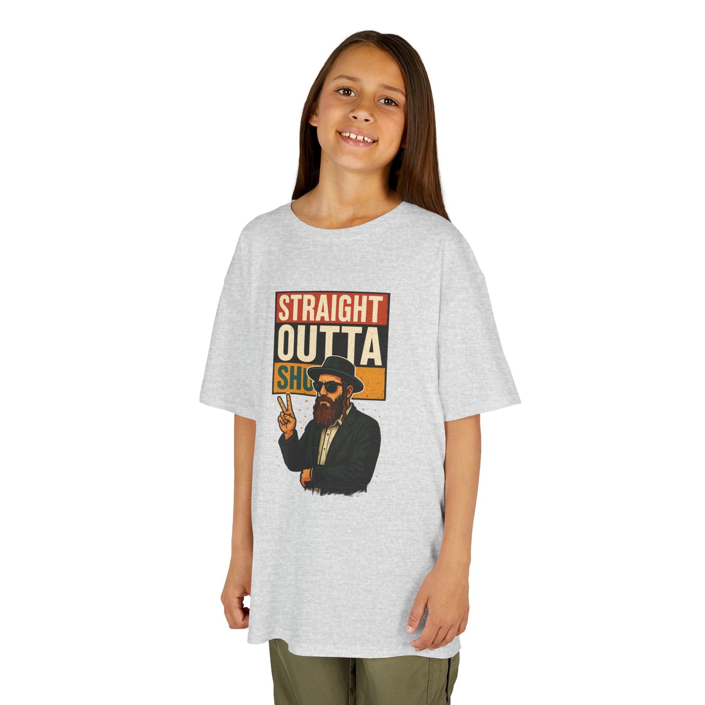 Straight Outta Shul - Soft style Kids Tee