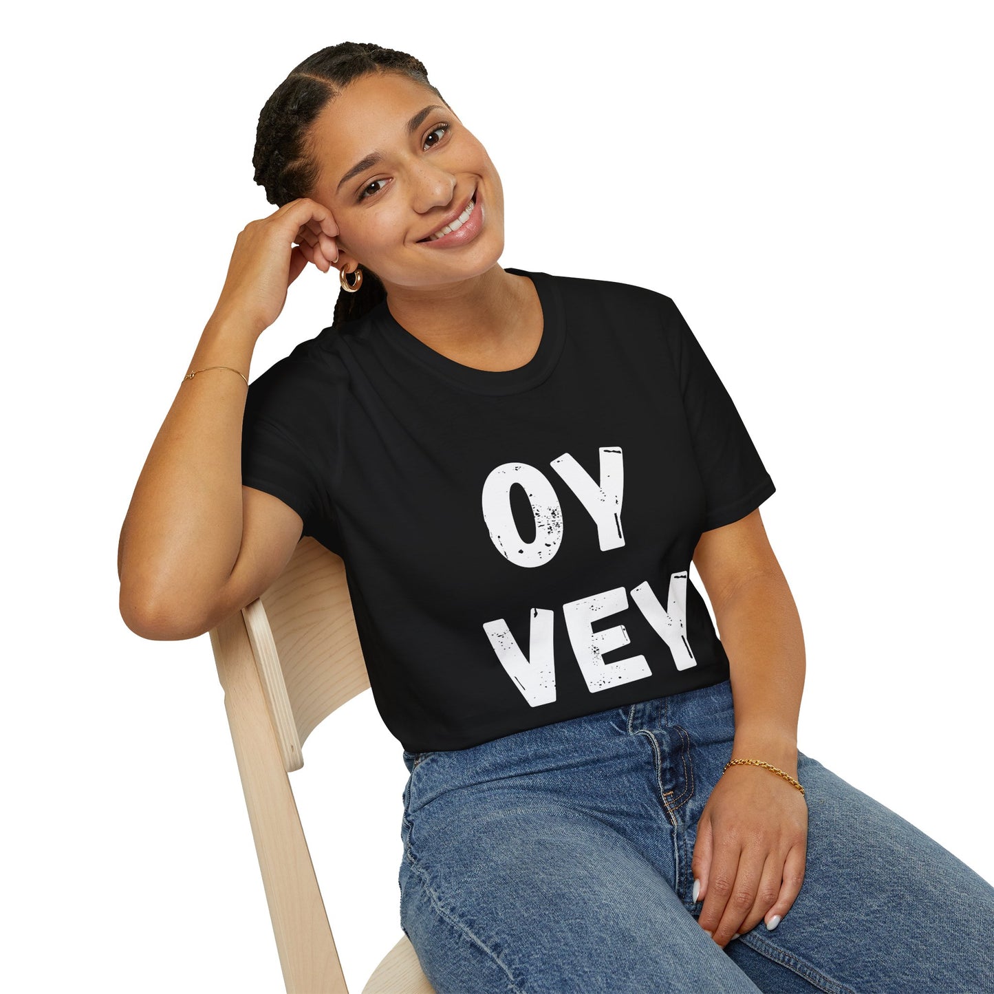 Oy Vey - Unisex soft T-shirt, Perfect Gift for Friends