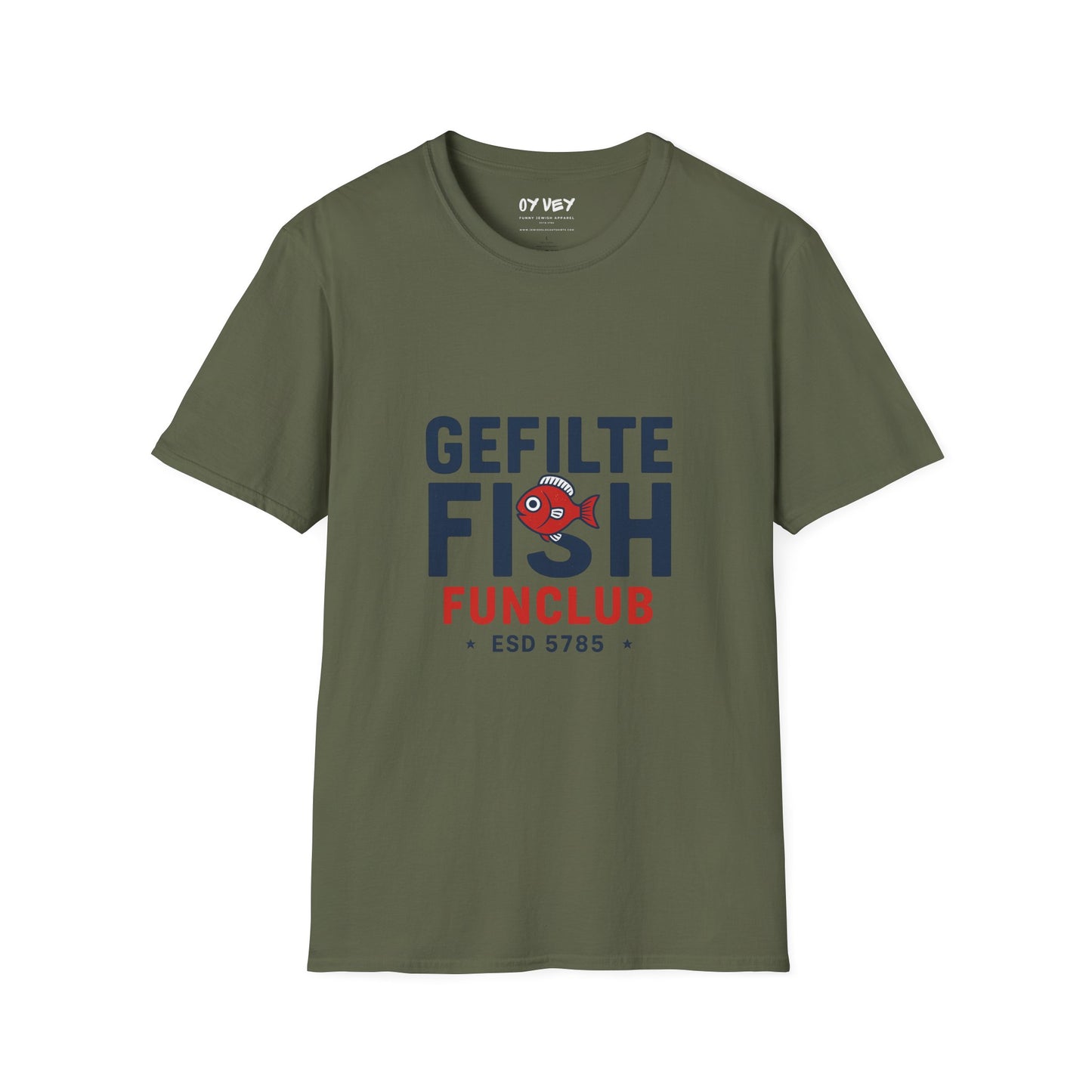 Gefilte Fish Fun Club 2 - Unisex soft T-shirt, Perfect Gift for Friends