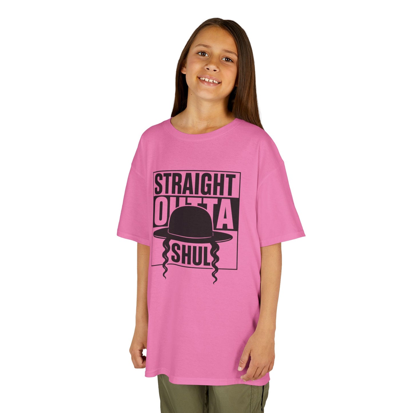 Straight Outta Shul Soft style Kids Tee