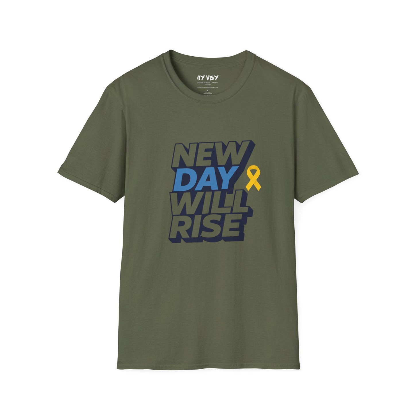 New Day Will Rise - Unisex soft T-shirt, Perfect Gift for Israel Supporters