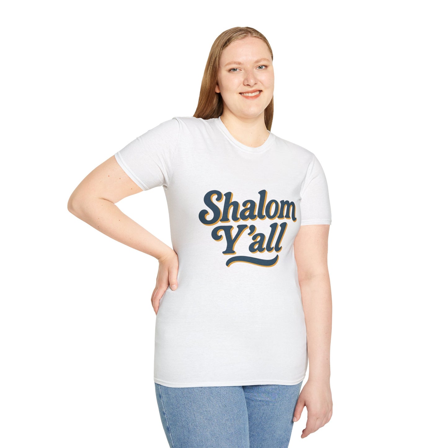 Shalom Yall  - Unisex soft T-shirt, Perfect Gift for Friends