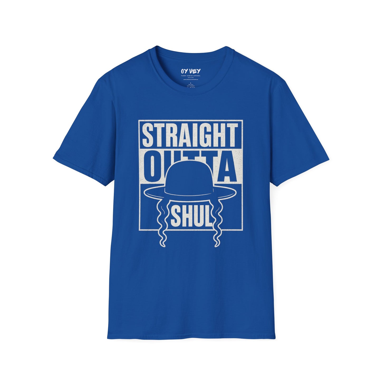 Strait Outta Shul - Unisex soft T-shirt, Perfect Gift for Friends