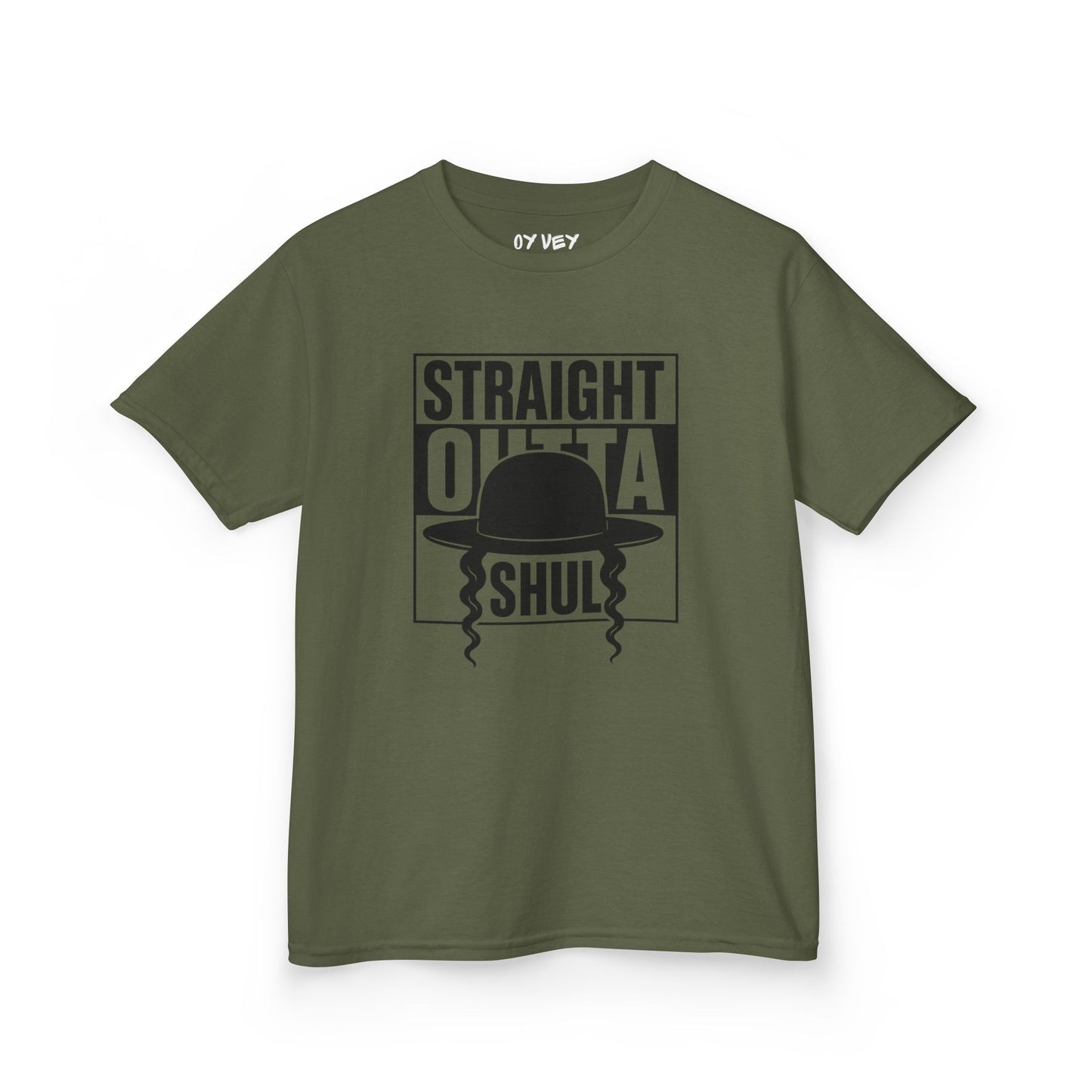 Straight Outta Shul Soft style Kids Tee