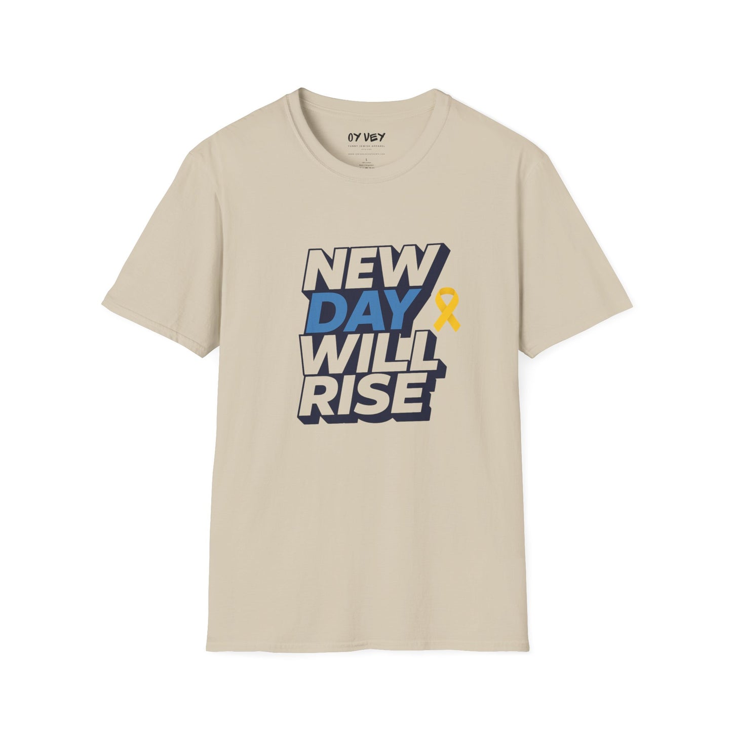 New Day Will Rise - Unisex soft T-shirt, Perfect Gift for Israel Supporters