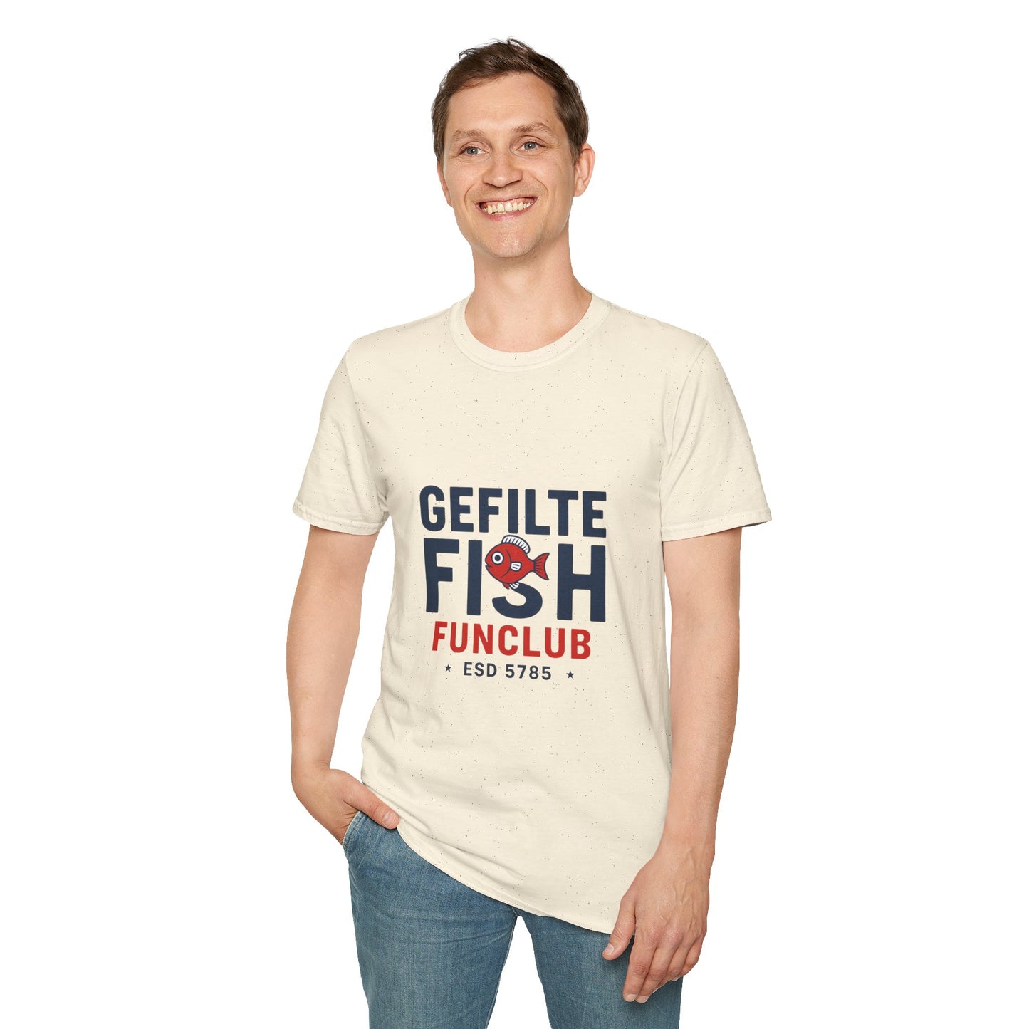 Gefilte Fish Fun Club 2 - Unisex soft T-shirt, Perfect Gift for Friends