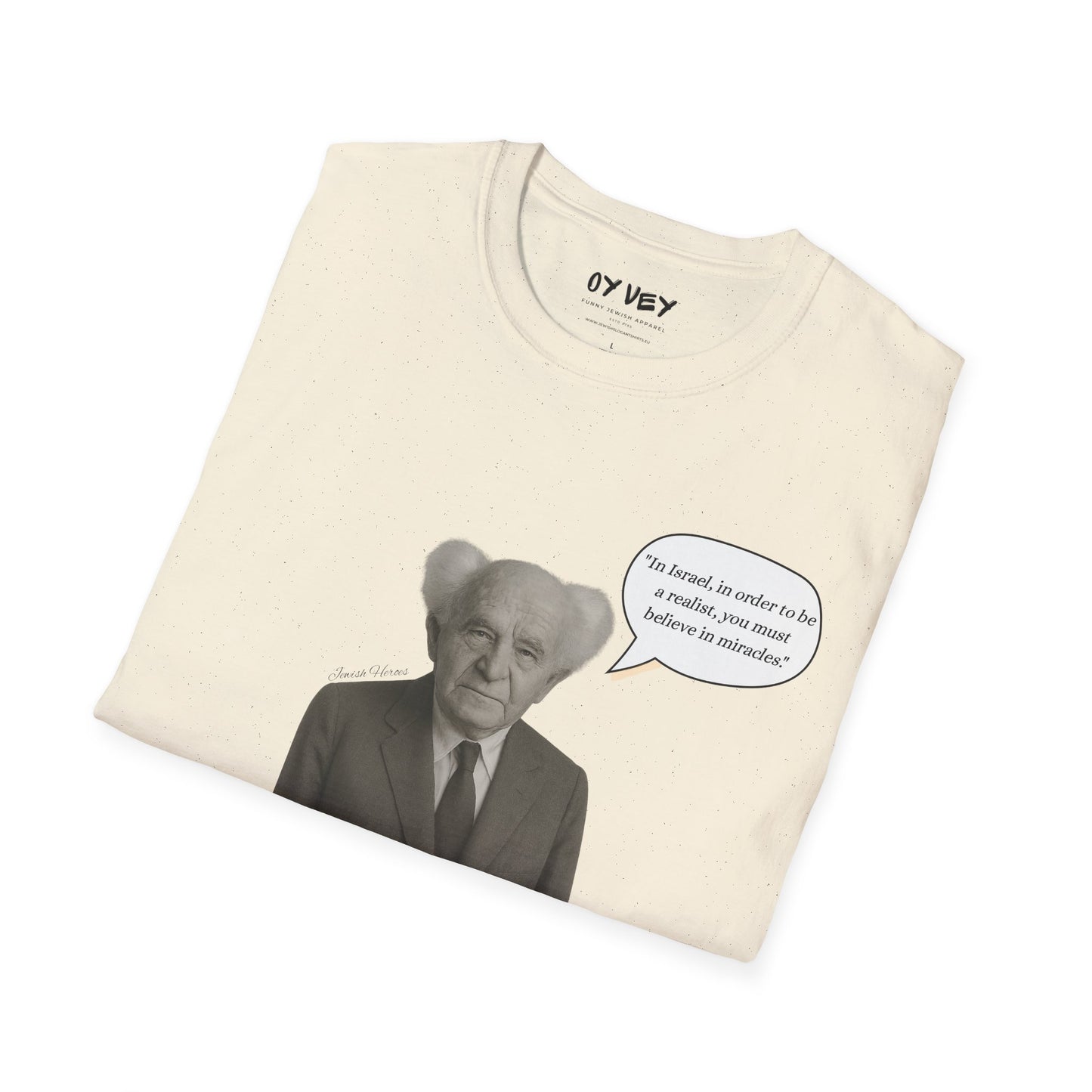 David Ben-Gurion - Unisex soft T-shirt, Perfect Gift for Friends